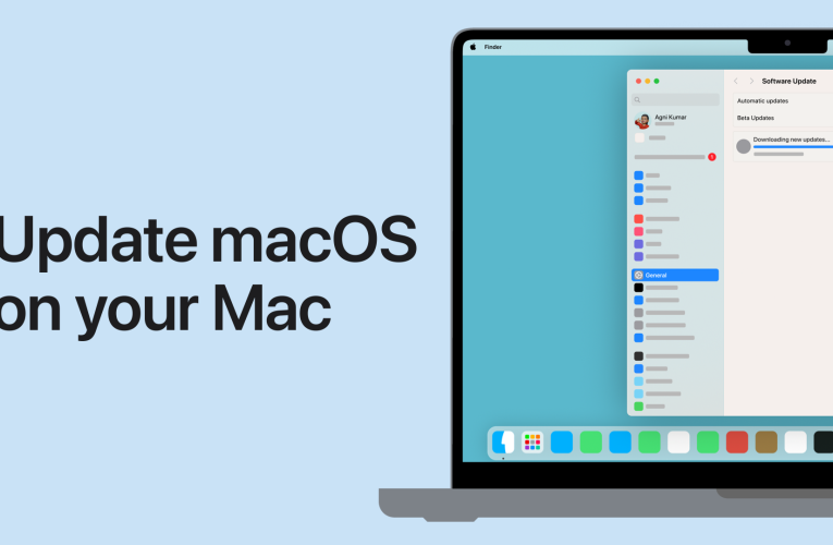 Install OS and Software Updates for Security and Performance